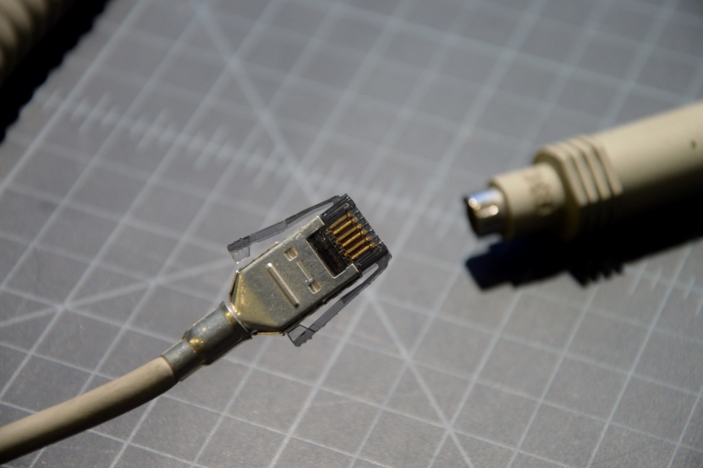 model M SDL to ps/2 ferrite cable 36in (standard) used ClickyKeyboards